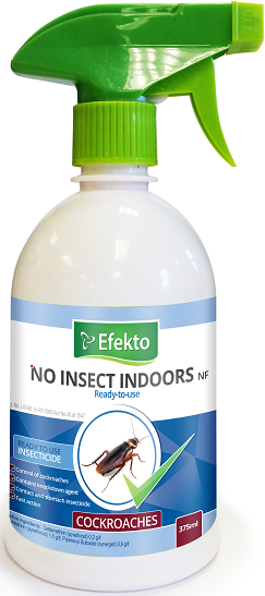 A ready to use insecticide for the control of cockroaches.