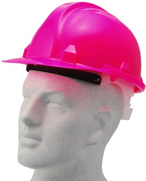 Safety cap peak style suitable for use on construction sites.