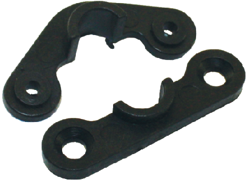 Axle mounting kit. Compatible with Wolf and Rolux old type models.