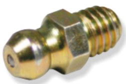 A grease nipple is a metal fitting used in mechanical systems to feed lubricants under moderate to high pressure, into a bearing using a grease gun.