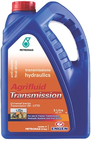 A high quality, multifunctional, extreme pressure fluid to meet the service top-up and refill needs of transmissions, final drives, hydraulic and power-steering systems and fluid immersed disc brakes of virtually all farm and industrial tractors and mobile equipment, especially where many components must be satisfied with a fluid from a common source i.e. oil sump or oil reservoir. Engen Agrifluid has a viscosity approximating that of SAE 10W-30 engine oil along with a high viscosity index to minimise viscosity changes with changing temperatures. It is extremely stable even in severe high-temperature torque-converter use and has excellent anti-wear properties. Frictional properties are designed to assure proper, decisive functioning of multi-disc clutches used in some transmission designs requiring a limited slip function and in oil immersed disc brakes.