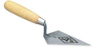 A conventional pointing trowel