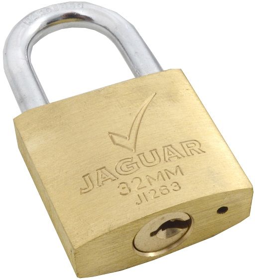 Padlock 32mm Br Jaguar Clam