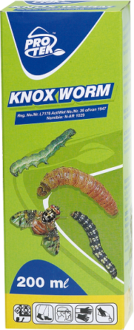 Protek knox worm 200ml contact insecticide.