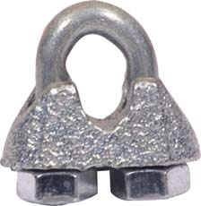 Used for securing ends of wire cable.