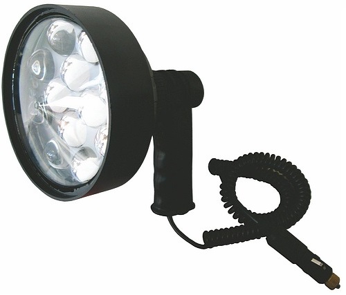 12x Cree LED's 36W (fitted to light). Up to 3500 Lumens. LED Life: Over 50,000 hours. 12V operation with coiled cigarette lighter cable. Run time: over 20 hours on average motor.