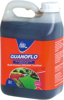 An organic liquid fertiliser made from seabird droppings. 100% organic fertiliser. 2lt covers 800m2.