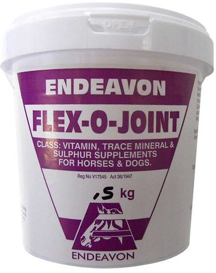 Helps horses suffering from joint and cartilage deterioration from exercise, competition and age. A special combination of Glucosamine Hydrochloride ,M.S.M., Yucca extract Powder, Ascorbic Acid, Manganese Glycerophosphate, Calcium Gluconate. Use flex O Joint & flex C Joint in Combination for utmost effect. Dosage: Horses - 50g per day for 30 days. Thereafter every 2nd day. Chronic cases feed daily. Dogs - 5-10g per day for 30 days. Thereafter every 2nd day. Chronic cases feed daily.