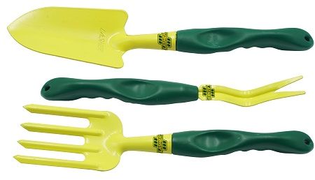 Perfect garden set with a longer poly handle for better reach and grip.