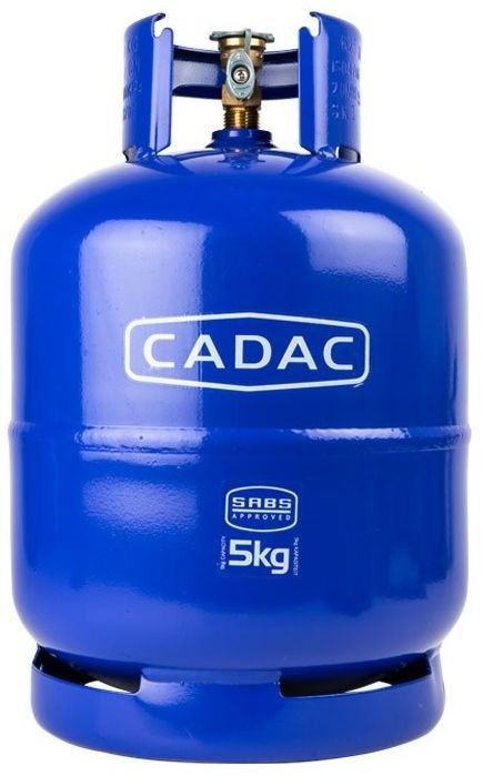 The famous blue CADAC gas cylinder has become synonymous with the trusty Skottel attached to it representing all that is good about the South African culture of sunshine biltong and braais -The gas cylinders are coated with eproxy powder for rust protection they feature an external valve with fingertip control and a dust cover plug -The CADAC gas cylinder is available in several sizes and is used in conjunction with all CADAC gas braais -Different types of braais and braai accessories are compatible with different sized CADAC gas cylinders.