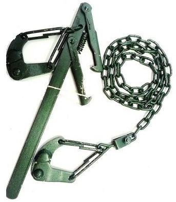 The big chain (Bobbejaan) a heavy-duty unit.