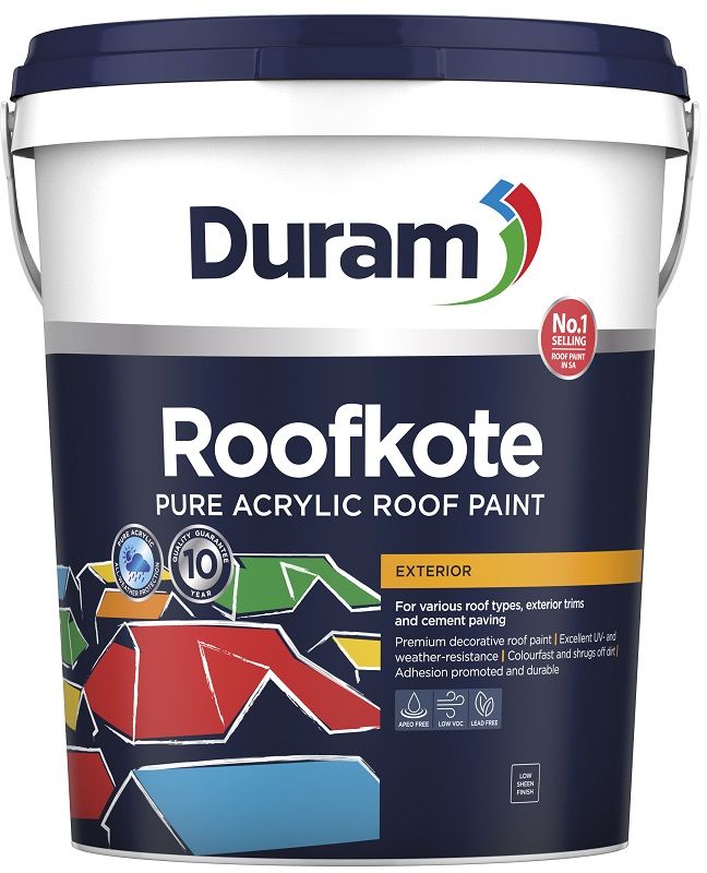 Pure acrylic  all-weather protection. Excellent UV- and weather-resistance  resists fading and chalking. Colourfast  long lasting colour. Shrugs off dirt on roofs. Excellent adhesion and durability to withstand varying temperatures. Excellent obliteration. Dries quickly  same day application.