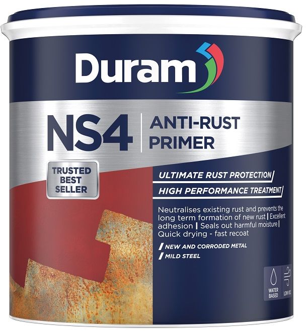 A rust-preventing metal primer suitable for domestic, industrial and automotive uses. Long term protection against corrosion. Good flow and levelling properties, leaving the surface smooth and ready for paint. Quick drying and can be handled within an hour. No toxic fumes so can be safely used in a confined space. A high performance treatment to neutralize existing rust and prevent the formation of new rust. It offers ultimate long term rust protection on new and corroded metal, mild steel, galvanized iron and other metals.