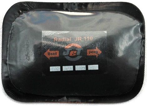 2 x 40 x 70mm radial tyre patches.