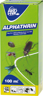 A suspension concentrate contact and stomach insecticide with a long lasting effect for the control of household and public health insect pests. Controls ants, bedbugs, cockroaches, fish moths, fleas, flies and mosquitoes. Spray around work surfaces, on walls, furniture, curtains etc. Strong concentration active ingredient.