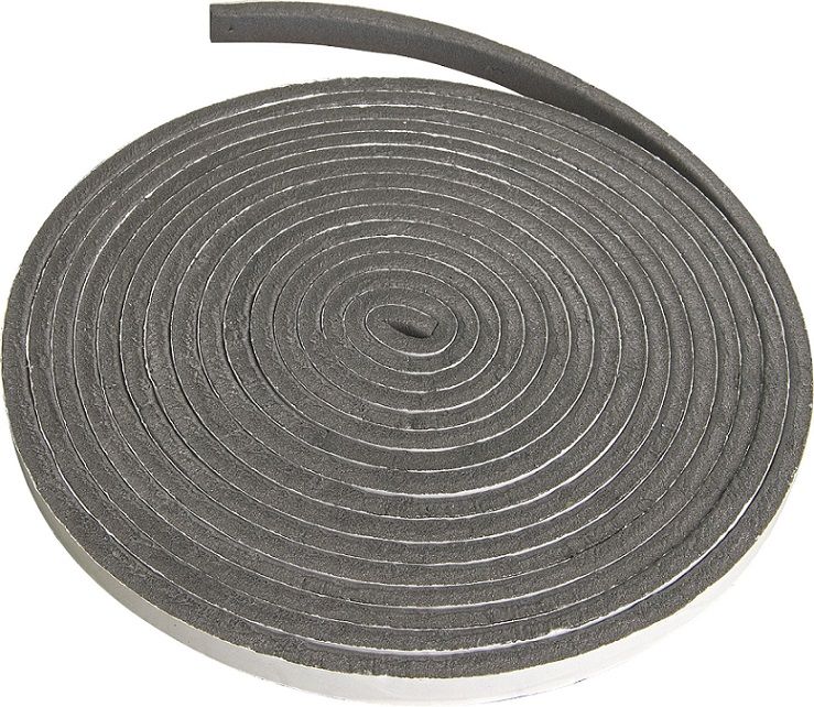 A general purpose weather strip for sealing around doors and windows.