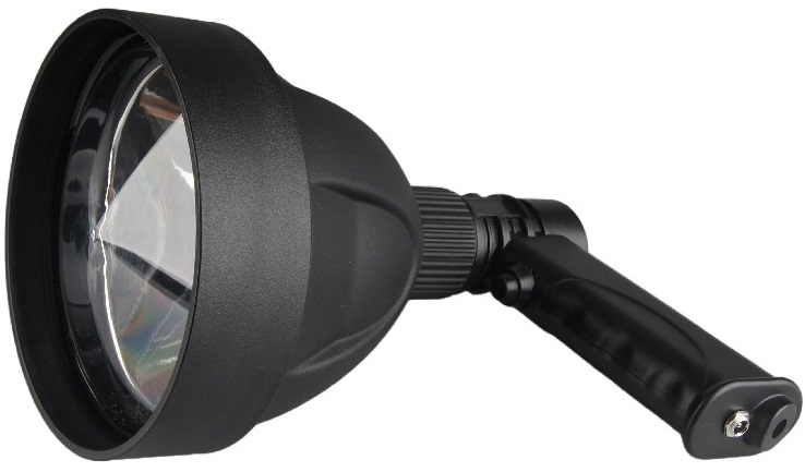 A 1200 Lumen LED rechargeable Spotlight in a lightweight Polycarbonate housing. Ultra high power CREE LED (Fitted to light). Up to 1040 Lumens. Rechargeable - 3.7 Volt 3.6Ah Lithium battery included Rechargeable - 110-230V AC Mains and DC 12V Charger included. Run Time: 2.5 Hours. Lightweight ABS housing.