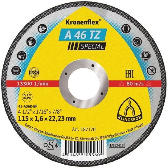 Free of iron, sulphur and chlorine. Universal use on steel and stainless steel. First choice for professional applications and fast cutting of demanding materials.