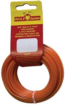 Trimmer line Single Pack. Round 2.0mm X 10m. Compatible with electric trimmers and petrol bent shaft trimmers.