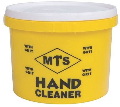 Waterless grit hand cleaner with lanolin to moisturize and remove stubborn dirt from hands.