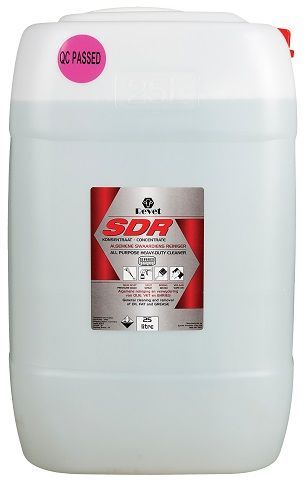 Revet SDR is a multi purpose general cleaner and degreaser. It removes oil, fat and freeze from machinery, workshop floors and kitchen equipment.