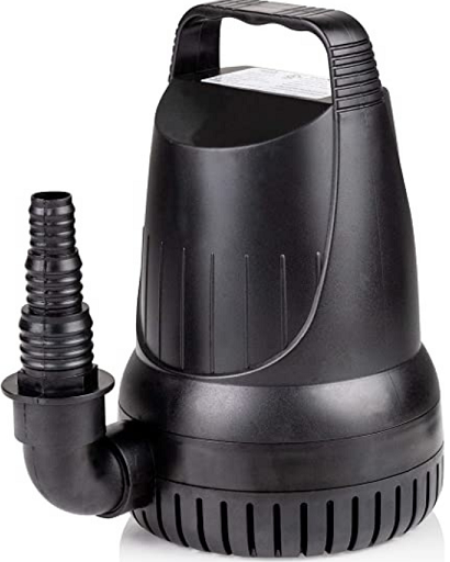 12000 L/H Pond or Fountain Pump This pump is the heart and soul of your pond & fountain and is essential for keeping it continually healthy and oxygenated. Extra adaptor fittings inside the box: 25mm Liters per hour: 12,000L/h Maximum head height: 5m Cable length: 10m Plug: 3 core plug and cable Watts: 175w ECO DESIGN APPLICATIONS: Multi-purpose submersible pumps can be used in ponds & water features for water circulation, filtration, and fountain or as general utility pumps. S.A.B.S (NRCS) Certificates of compliance No-Fuss 2 Year Warranty Burn Out Warranty 3 core cable and factory fitted 3 pin plug Eco friendly Efficient power consumption FEATURES: Long Life Impeller with spares readily available on Take A Lot. Continuous Duty Adjustable Flow Rate  to allow less water than the maximum to be pumped, should this be required. 2 Year Burn Out Warranty Salt & Fresh Water Koi & Pond Safe Suitable for both Indoor & Outdoor Use Eco-design motor set to run at maximum efficiency Thermal Overload Protection Tried and tested by South Africans for more than 15 years  quality guaranteed.