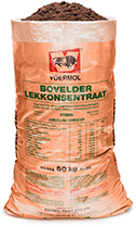 VOERMOL BOVELDER LICK (V19218). Class: Protein, Mineral & Trace Mineral Supplement for Cattle. VOERMOL BOVELDER LICK is a cost effective, ready-mixed maintenance lick for cattle on dry veld. Specially formulated for areas where the intake of maintenance licks are too high. Contains adequate amounts of natural protein & phosphorus to overwinter cattle in a cost effective manner. A fully balanced ready-mixed lick which stimulates the microbes in the rumen & promotes the intake & digestion of dry grazing. Provides trace elements which are essential for optimum appetite & fertility. Part of the trace minerals are supplied in organic form which is highly absorbable & promotes optimal reproduction & growth. Provides the benefits gained from generational feeding such as superior calves. Helps prevent dry gall sickness since molasses is mildly laxative. A concentrated source of protein which leads to a lower cost per unit protein.