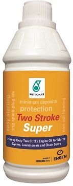 Engen Two Stroke Super is a superior quality, non-ash forming SAE 30 Two Stroke motor oil. It is dyed blue for ease of identification. Engen Two Stroke Super provides miscibility and fluidity characteristics meeting Grade 2 of SAE J1536 and far exceeds the API TC performance level.