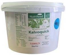 Kalvoquick is a milk replacer for rearing calves which can be used from the 7th day up to 10 weeks after birth.Kalvoquick is based on high quality, highly digestible whey protein from milk produced by FrieslandCampina farmers and 40% of spray dried fat consists of the highly digestible coconut oil, which also has antimicrobial properties.Kalvoquick is slightly acidified for extra health support and contains a high level of dairy proteins which contributes to optimal digestion.Kalvoquick is supplemented with Imagro®, FrieslandCampina registered health concept of pre-biotic (GOS), pro-biotic and organic acids.The high-quality whey proteins contribute to roughage and concentrate intake which supports rumen development and prevention of weaning dip.For manual, bucket, and automatic feeding. GMO free.