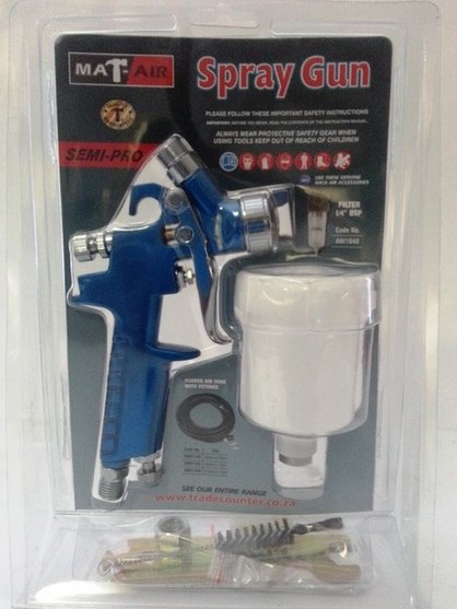 Spray Gun touch-up gravity feed gravity feed spray gun for small touch up applications hobbyist use bowl size 200 mlMaximum pressure  1.6 bar.