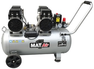 Compressor Matair 50lt Oil Less Silent.