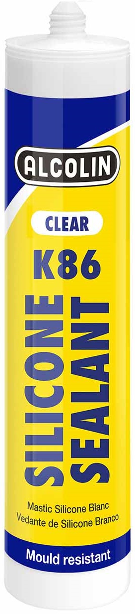 A silicone sealant for non-porous surfaces, not suitable for fish tanks as it contains a fungicide to prevent mould growth.