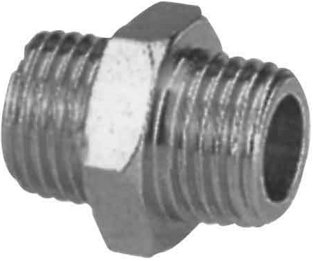 Ani Nipple Double 1/4x1/4"Male 33/904.