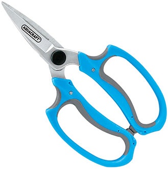 Adjustable Bypass Secateurs, Ergonomic designed handle with soft components.