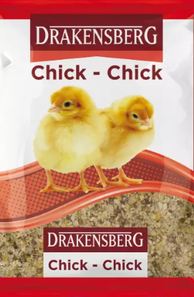 Chick-Chick is the perfect chick feed for chicks after they leave the incubators. It comes in a fine crush form to encourage feeding. This product is fed from hatch to 5 weeks old. Typically 19% protein.