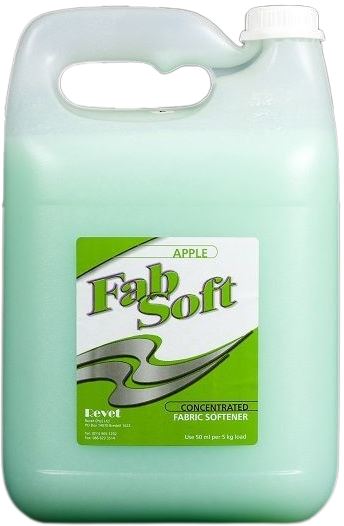 Revet Fabric Softener is applied to laundry during the rinse cycle in a washing machine to reduce harshness in clothes that are dried in air after machine washing.