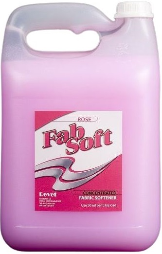 Revet Fabric Softener is applied to laundry during the rinse cycle in a washing machine to reduce harshness in clothes that are dried in air after machine washing.