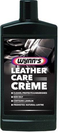 Wynn's Leather Care Crème treats and protects leather and vinyl seats, jackets, lounge suites or any leather item requiring superior nourishment and care. It contains unique ingredients such as lanolin, silicones, softeners, cleaning agents and a UV protector. Leather Care Crème will not stain clothing and will care for the finest leather.