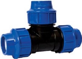 PP Compression fittings are widely used in water supply and irrigation. Fast & Reliable connection: Split ring opening has been optimized to make pipe insertion even easier. Turning of pipes can be prevented by inner threaded during installation. Specification: Pipe and fittings shall be manufactured from virgid PP (Polypropylene) compounds. Compression fittings are an excellent alternative to sweating two pipes together. Fields of Application: Piping networks for water supply of public works. Piping networks for water treatment systems. Working pressure: At 20°C - PN16 (Threaded fittings: PN35).