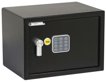 Integrated tamper alarm. For secure storage of certificates and other important documents, passports, ID books, wallets, jewellery and other valuables. Pre-drilled holes for easy mounting. 16mm double locking bolts. Mechanical override lock (supplied with 2 keys).