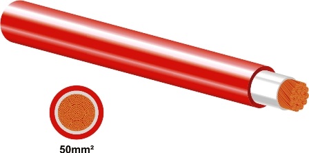 Welding cable is designed for use in electric arc-welding machines to power an electrode, a specially designed metal rod, that conducts a charge.