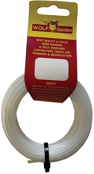 Trimmer line Single Pack. Round 2.5mm X 5m. Compatible with petrol bent shaft trimmers.