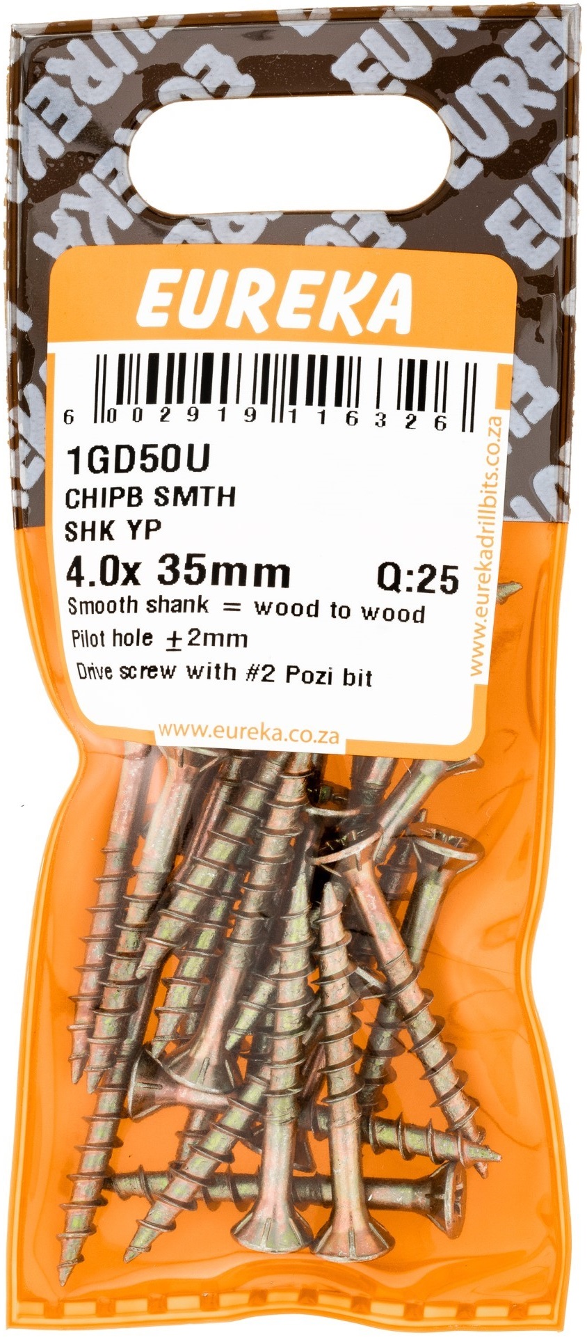 Perfect for doing general DIY work with chipboard and other softer types of woods. Require pilot holes, drilled 2mm smaller than the size of screw used. A Pozi screwdriver bit is required to drive the screws home.