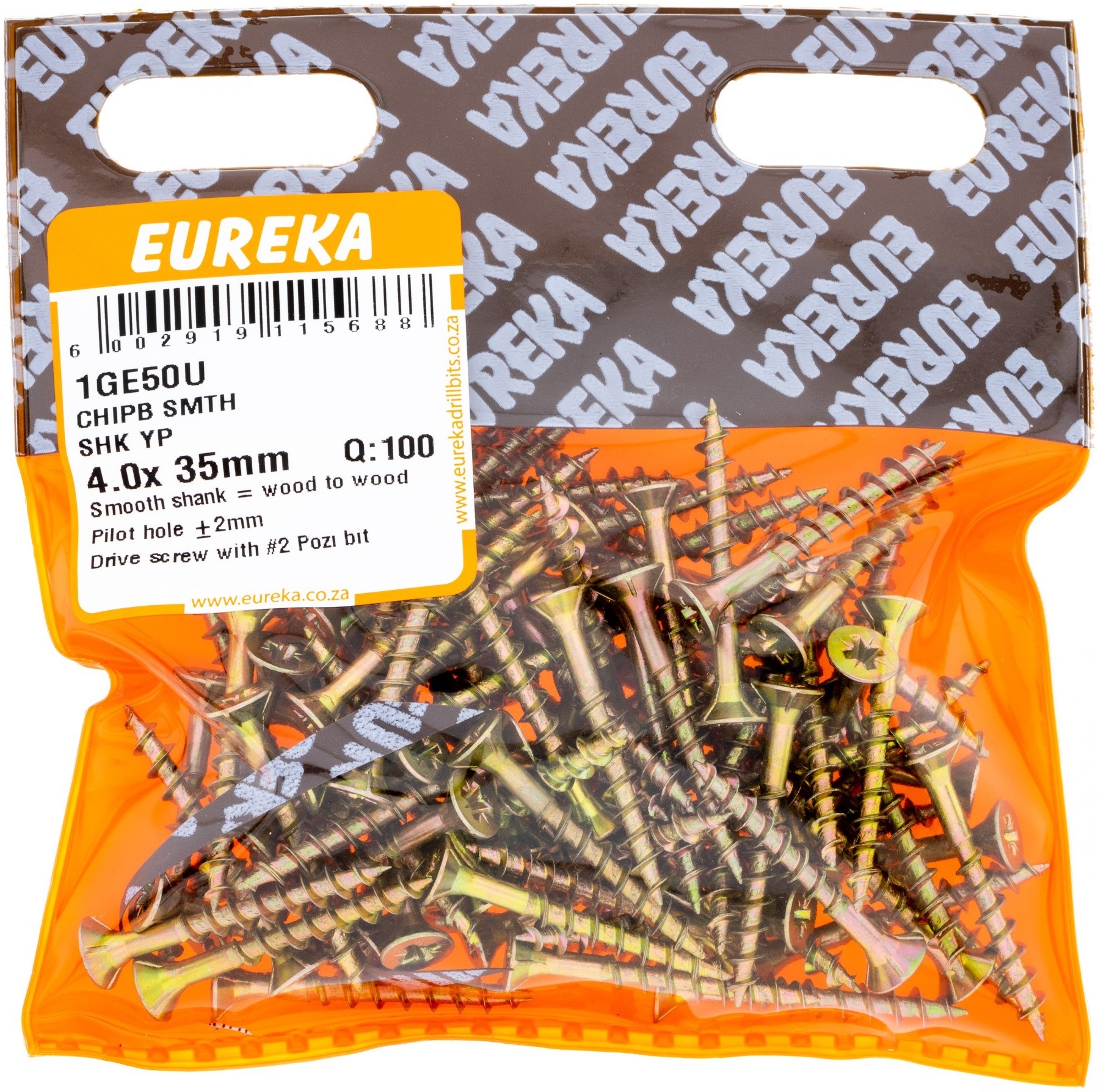 Perfect for doing general DIY work with chipboard and other softer types of woods. Require pilot holes, drilled 2mm smaller than the size of screw used. A Pozi screwdriver bit is required to drive the screws home.