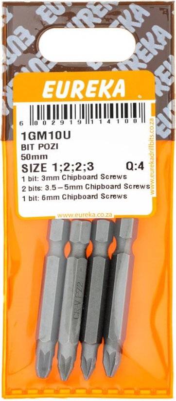 Use this bit to drive in Chipboard Screws.