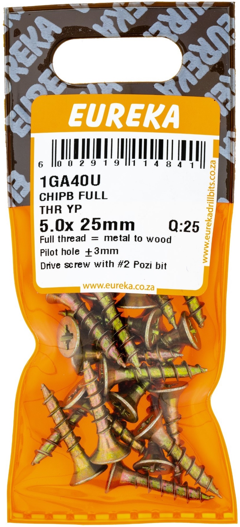 Perfect for doing general DIY work with chipboard and other softer types of woods. Require pilot holes, drilled 2mm smaller than the size of screw used. A Pozi screwdriver bit is required to drive the screws home.