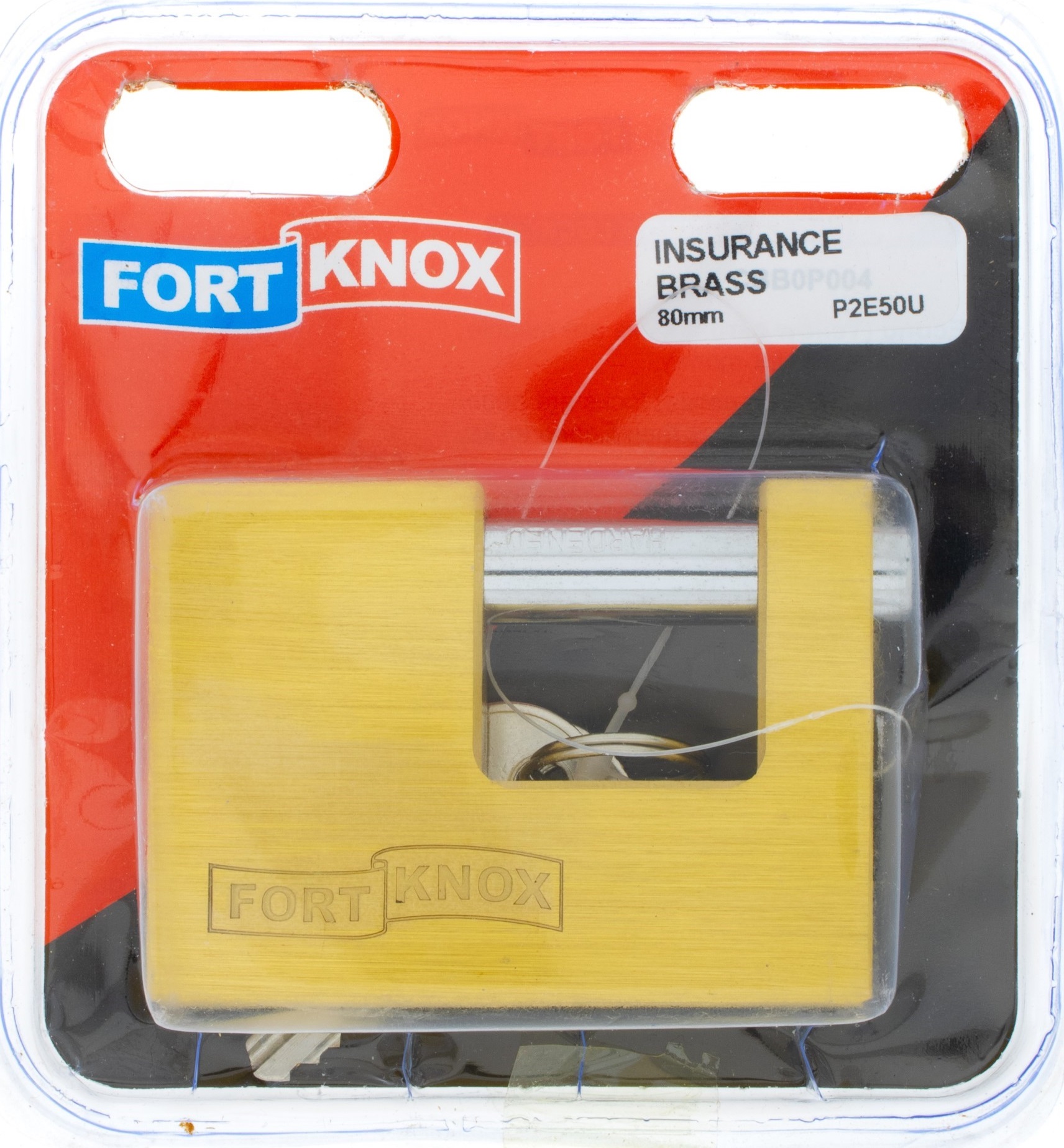 Brass padlock 80mm can be used outdoors.