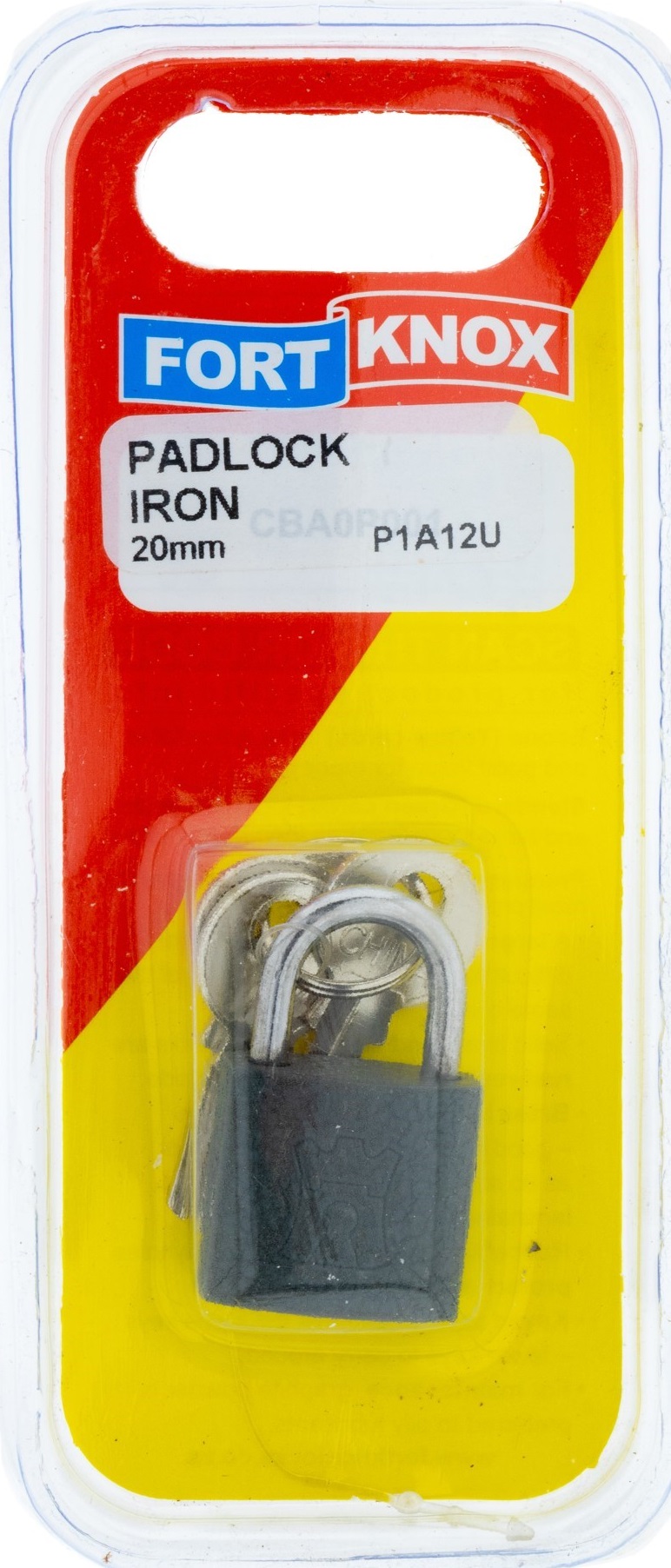 Iron padlock, mainly used indoors.