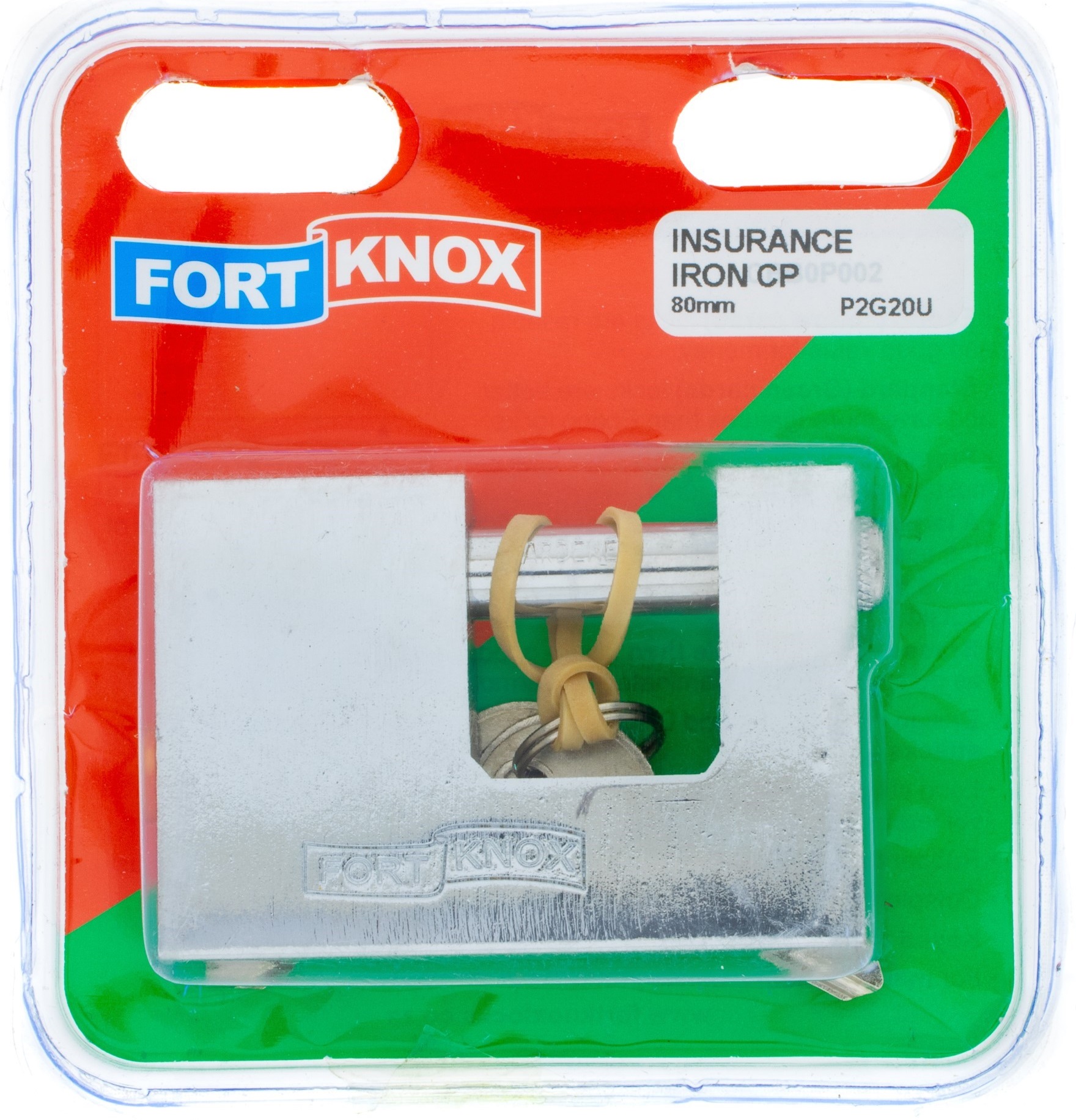 Brass insurance padlock can be used outdoors.