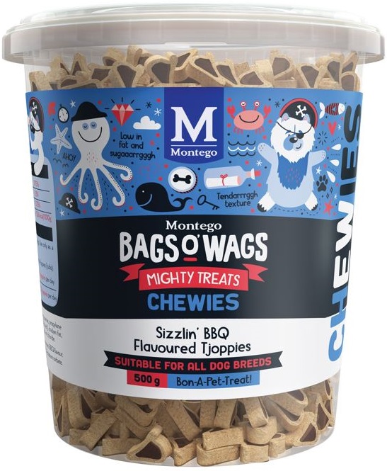 Highly nutritious, wagtastically delicious, BAGS O WAGS are the treats dogs love to get and theyre full of yummy goodness.